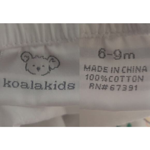 Koala Baby/Kids Pink and White Striped Easter Dress Size 6-9 M - Picture 8 of 10